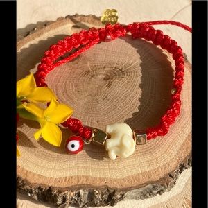 Protection Evil Eye 🧿 Lucky elephant 🐘 bracelet